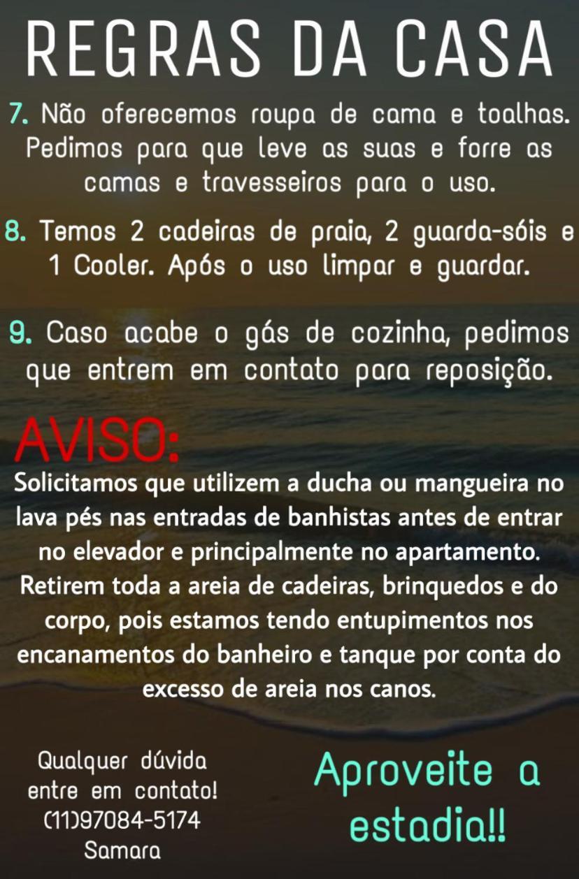 Apartamento Frente Ao Mar Com Varanda E Piscina Praia Grande  Eksteriør bilde