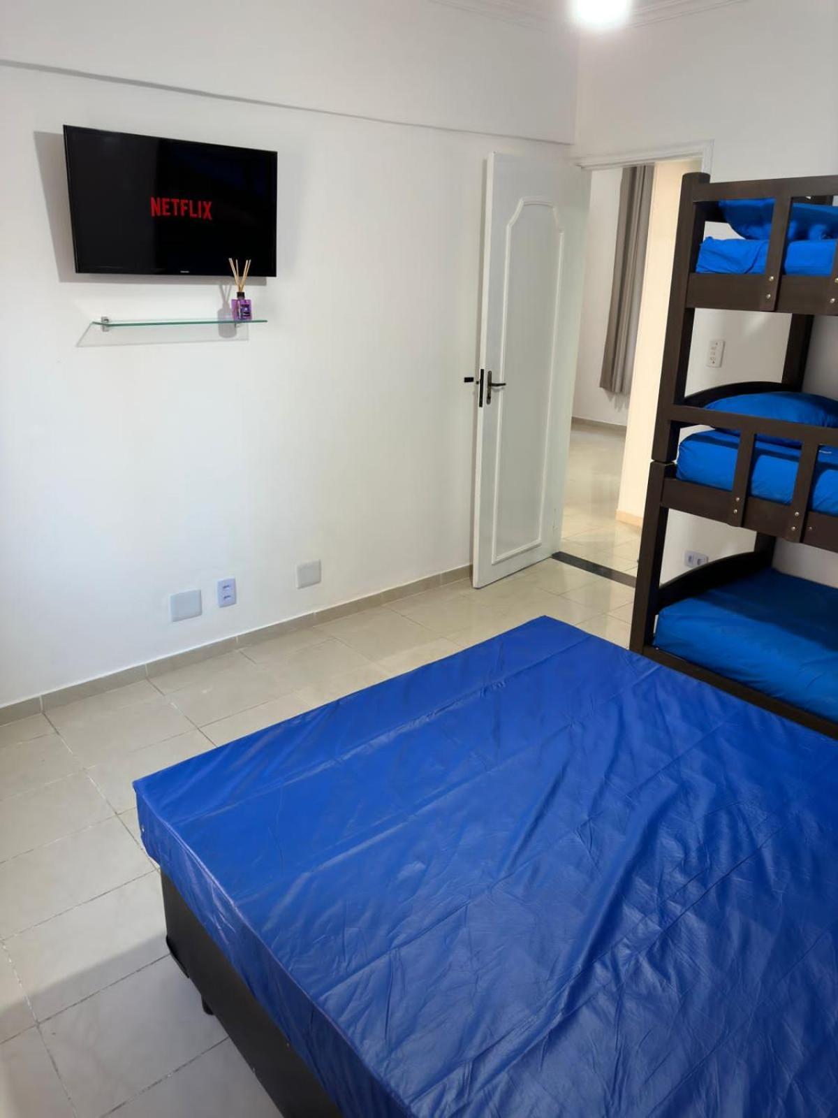 Apartamento Frente Ao Mar Com Varanda E Piscina Praia Grande  Eksteriør bilde