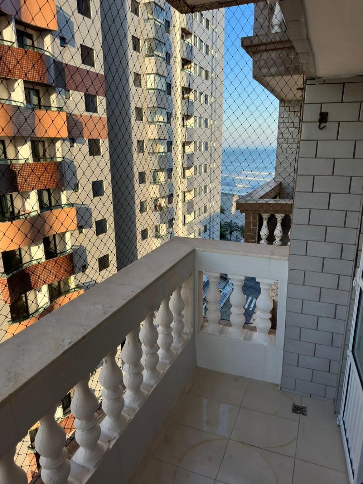 Apartamento Frente Ao Mar Com Varanda E Piscina Praia Grande  Eksteriør bilde