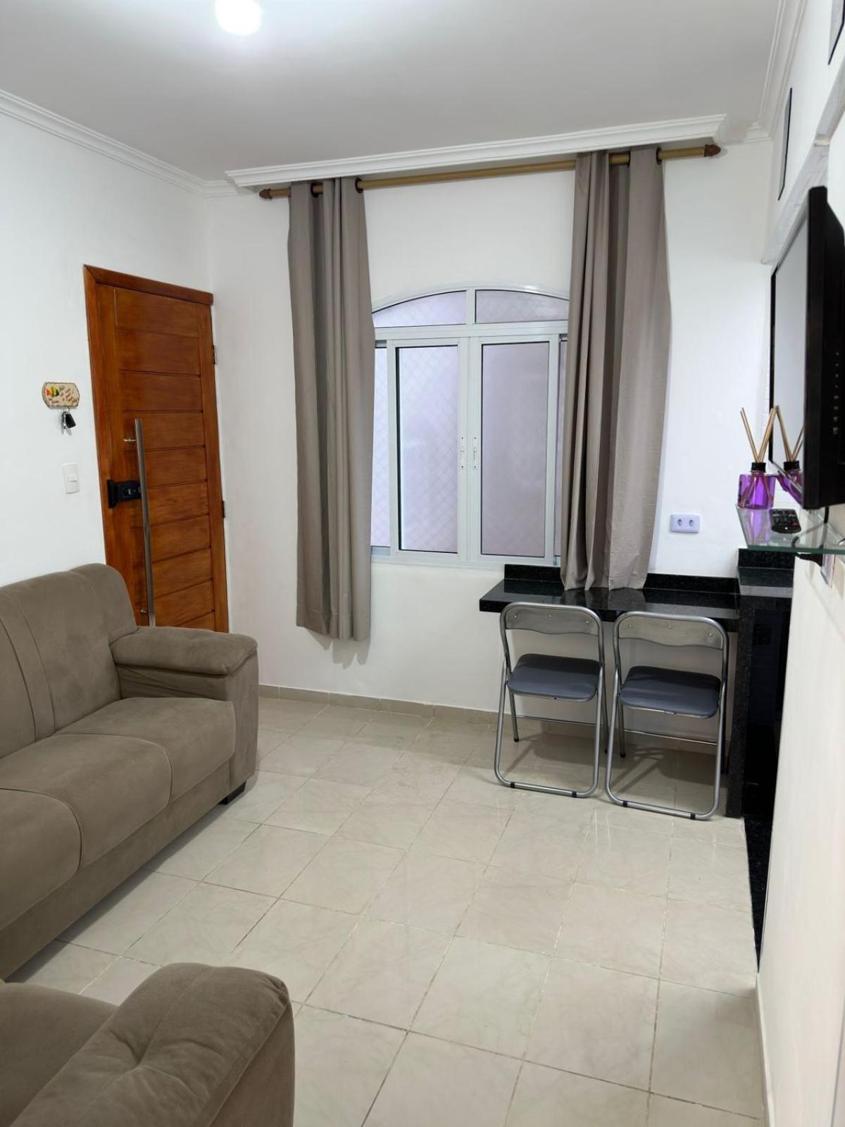 Apartamento Frente Ao Mar Com Varanda E Piscina Praia Grande  Eksteriør bilde